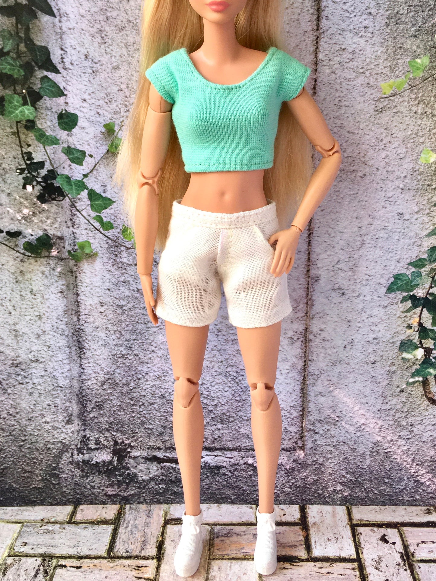 ZANI – Linen Summer Shorts for 11.5" 1/6 Scale Fashion Dolls - www.bouutique.com