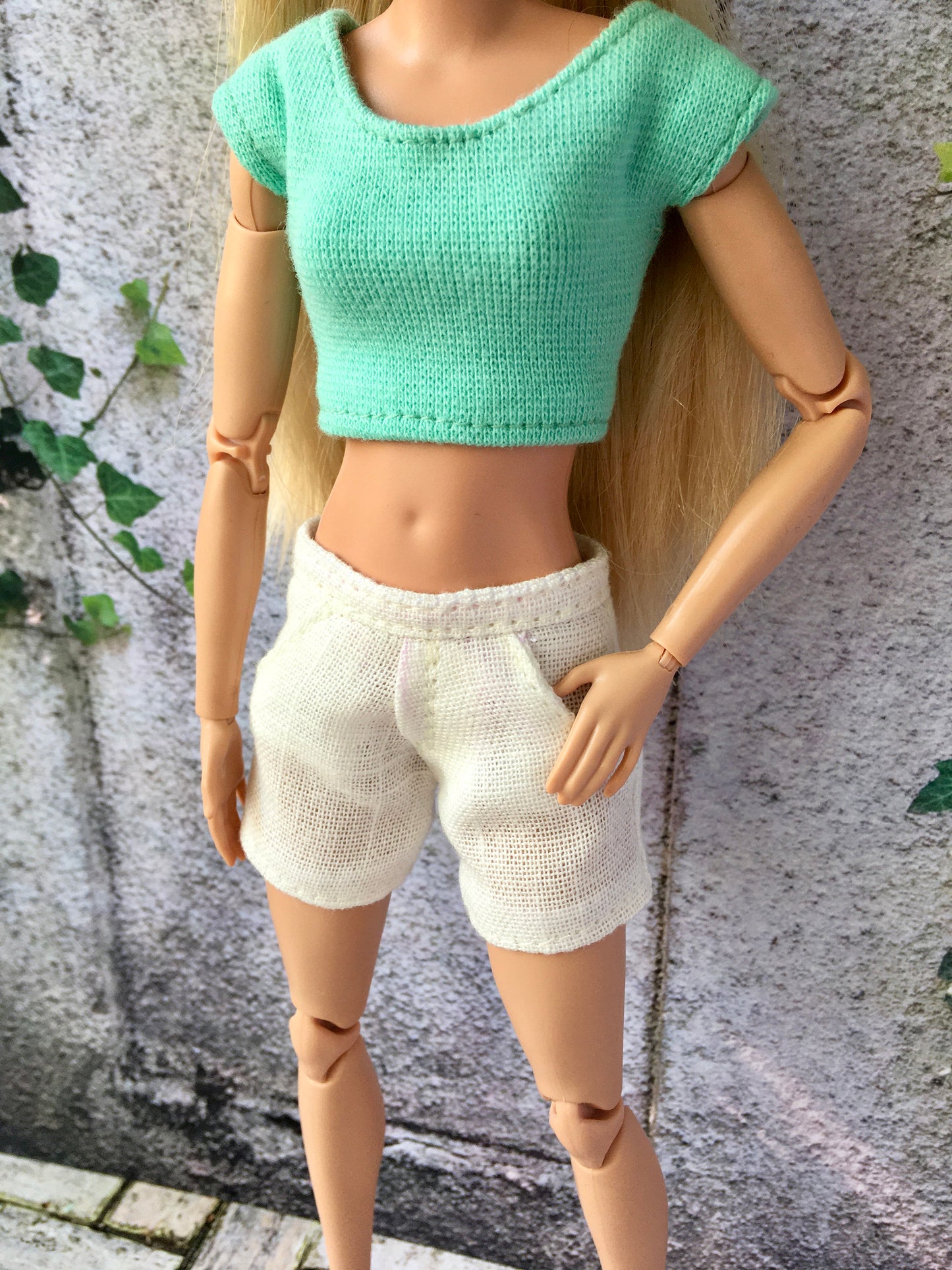 ZANI – Linen Summer Shorts for 11.5" 1/6 Scale Fashion Dolls - www.bouutique.com
