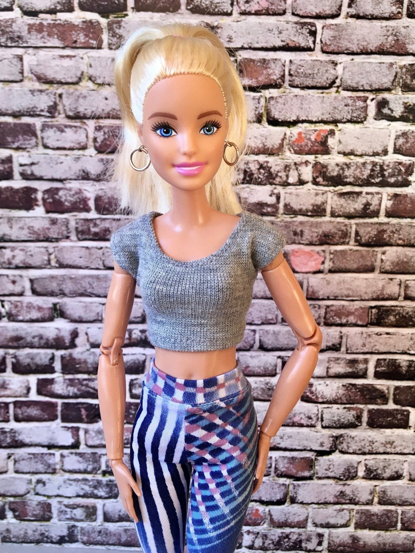 Essential Crop T-shirt for Doll 1/6-scale, 11.5 Inch, many colors - Bouutique.com