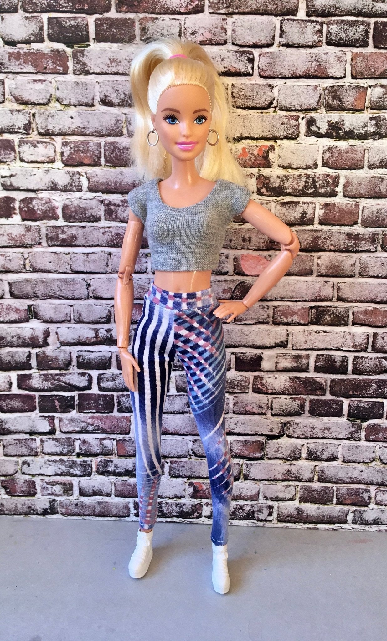 Essential Crop T-shirt for Doll 1/6-scale, 11.5 Inch, many colors - Bouutique.com