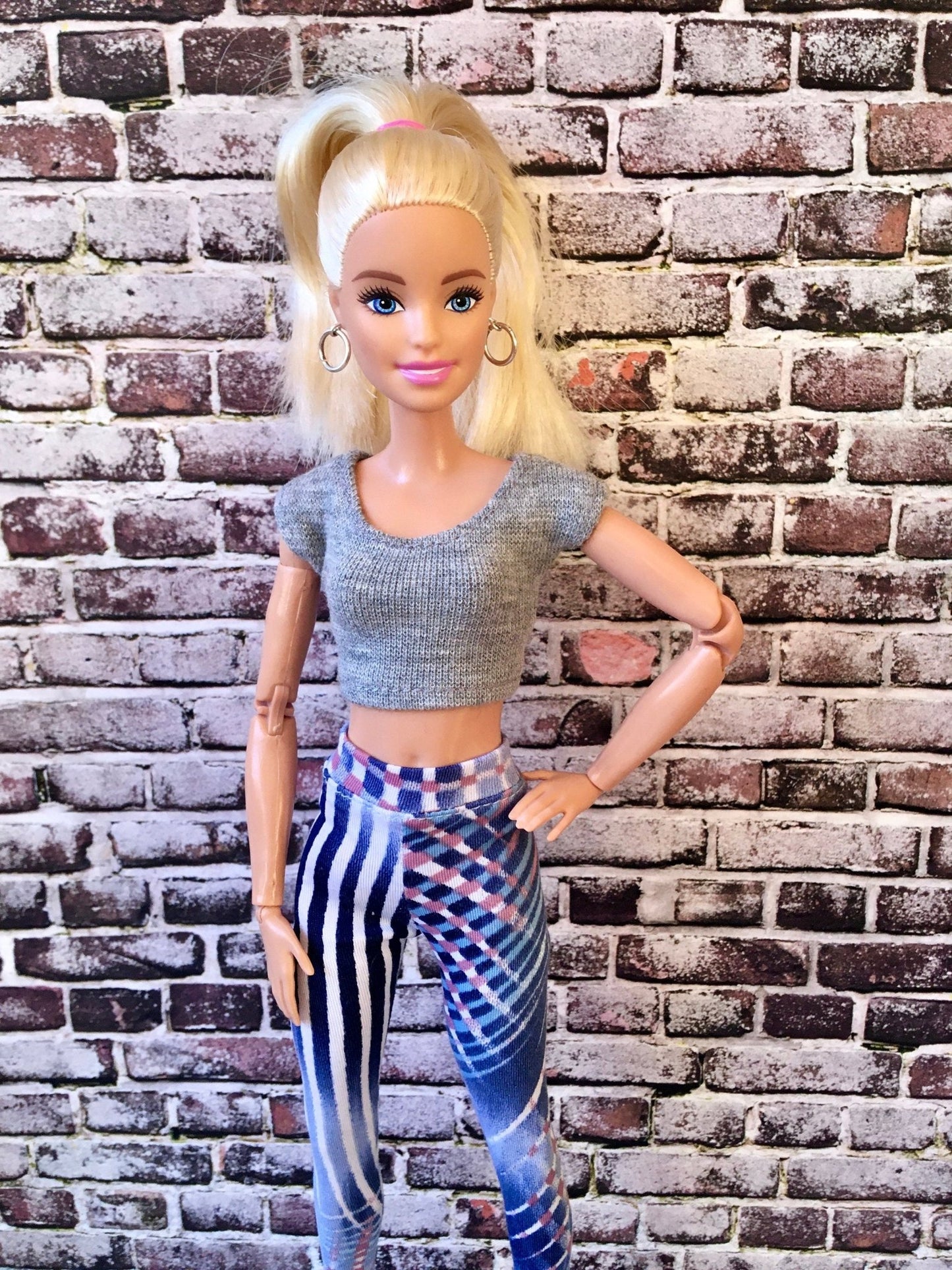 Essential Crop T-shirt for Doll 1/6-scale, 11.5 Inch, many colors - Bouutique.com