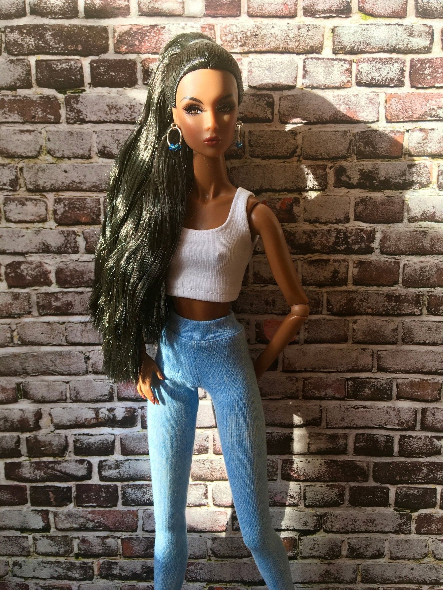 Power Crop Tank Top for NuFace/FR Integrity Toys Doll 12.5", many colors - Bouutique.com