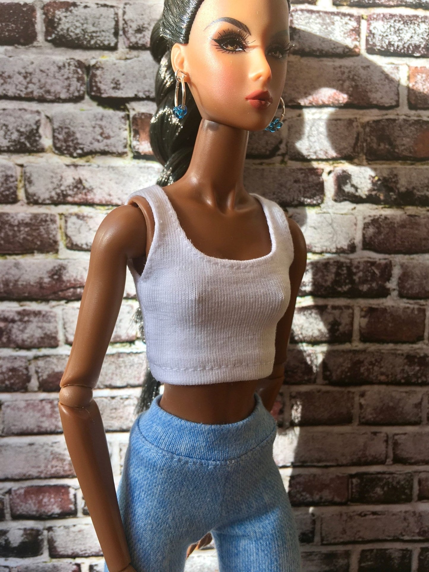 Power Crop Tank Top for NuFace/FR Integrity Toys Doll 12.5", many colors - Bouutique.com
