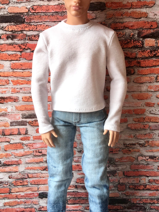 BQ-VITAL – Long Sleeve T-Shirt for 12" 1/6 Scale Ken Dolls - www,bouutique.com