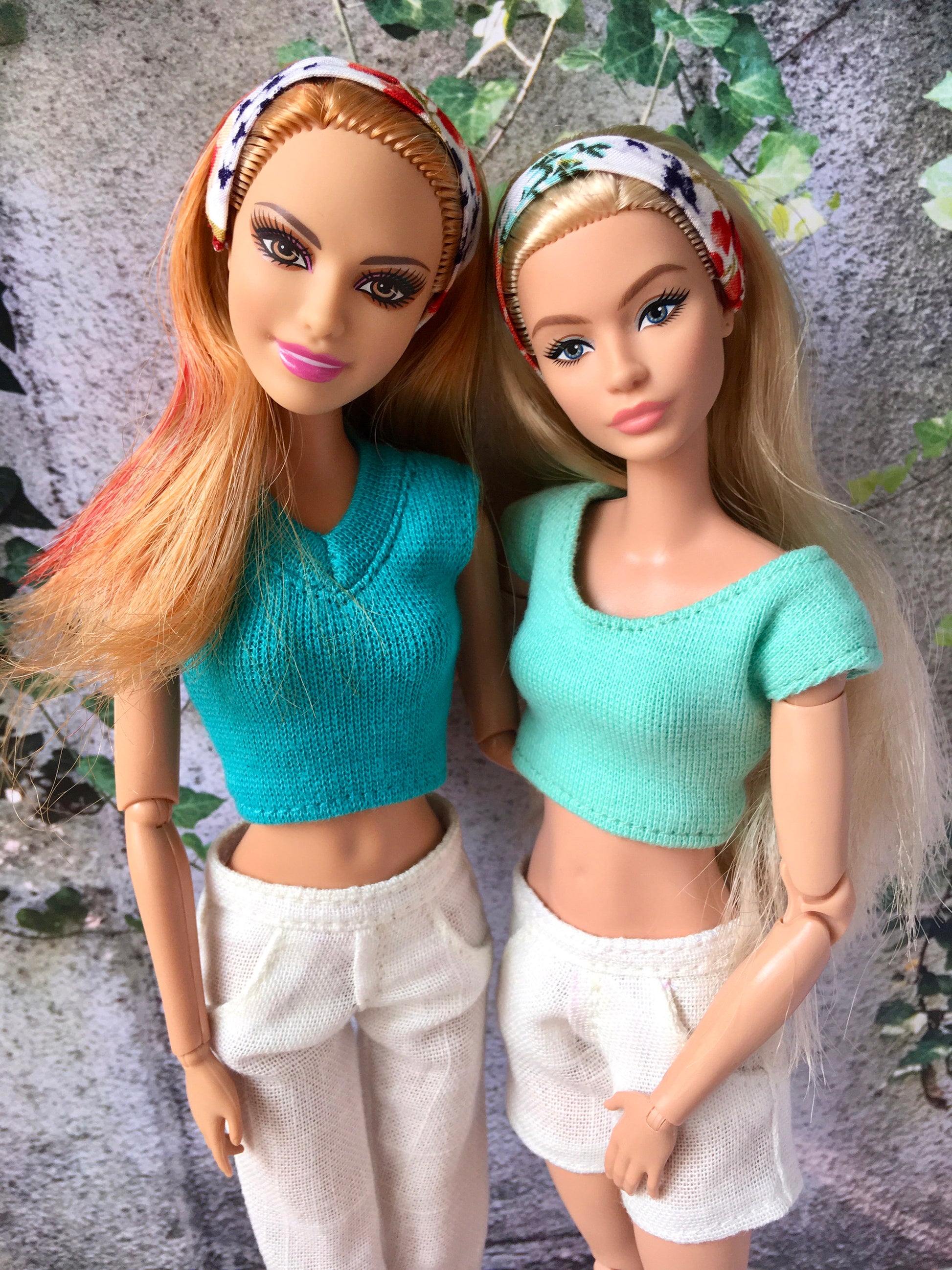Linen Capri Pants for 11.5" 1/6 Scale Fashion Dolls - www.bouutique.com