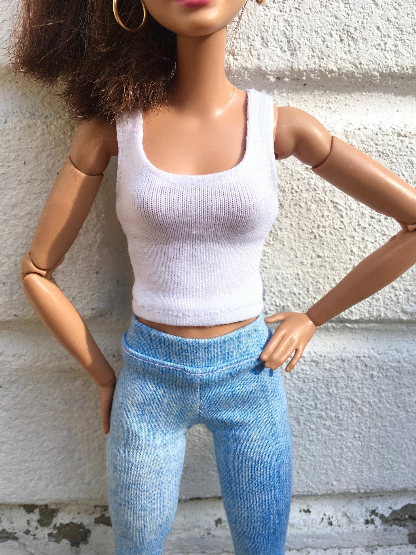 Tinge Jeggings for Doll 1/6-scale, 11.5 Inch, 3 colors