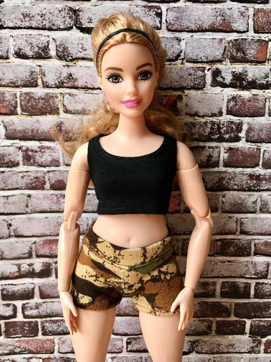 Basic Crop Tank Top for Curvy Doll 1/6-scale - Bouutique.com