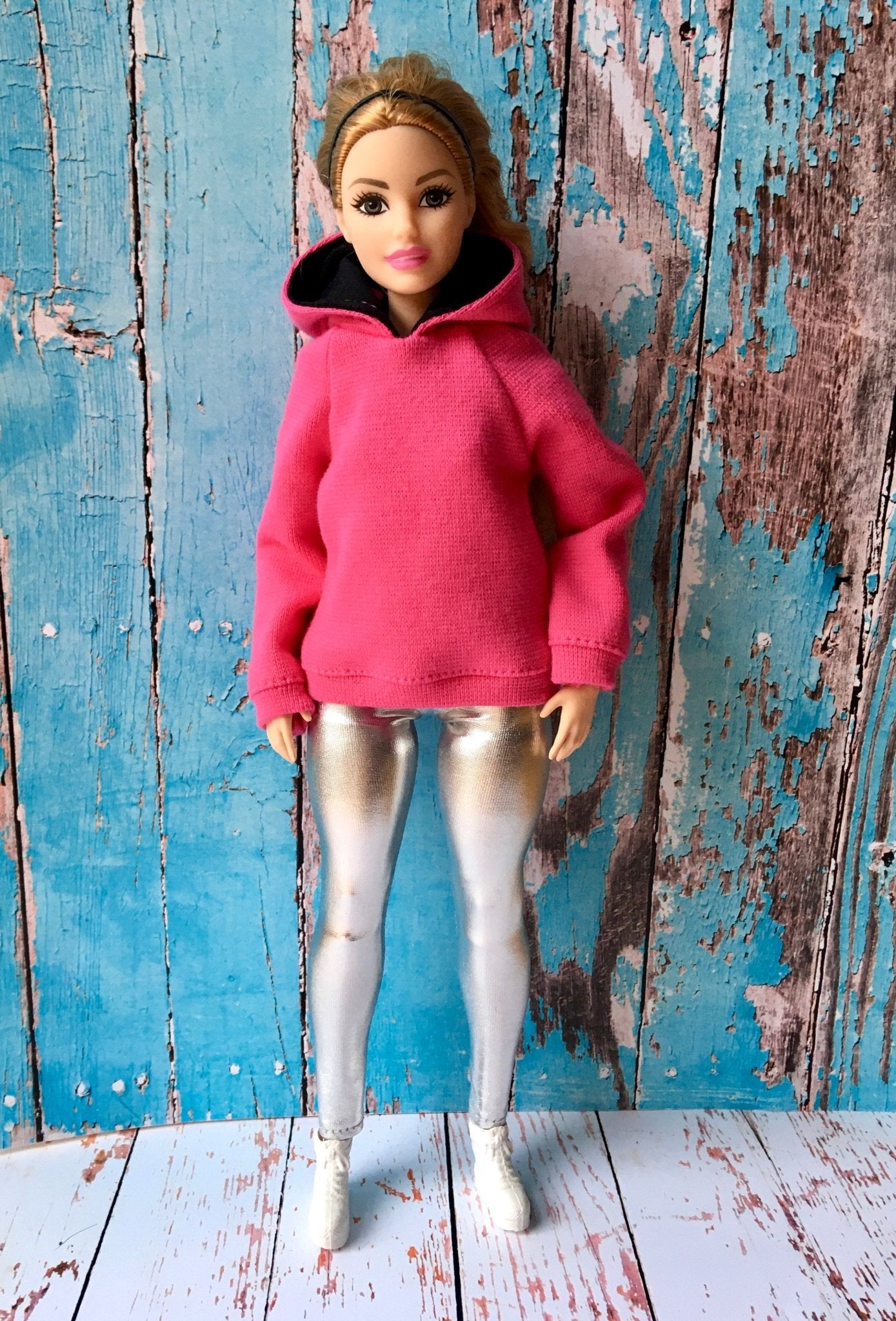 Solid Hoodie for Curvy Dolls 1/6-scale, many colors - Bouutique.com