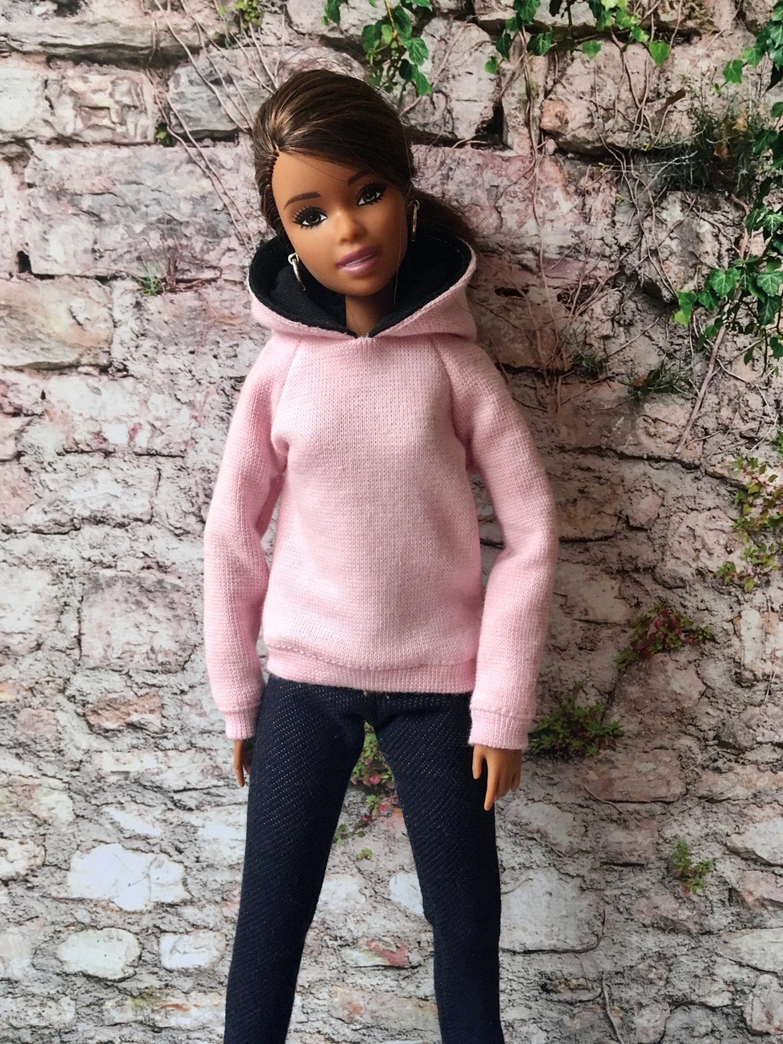 Solid Hoodie for Doll 1/6-scale, 11.5 Inch, many colors - Bouutique.com