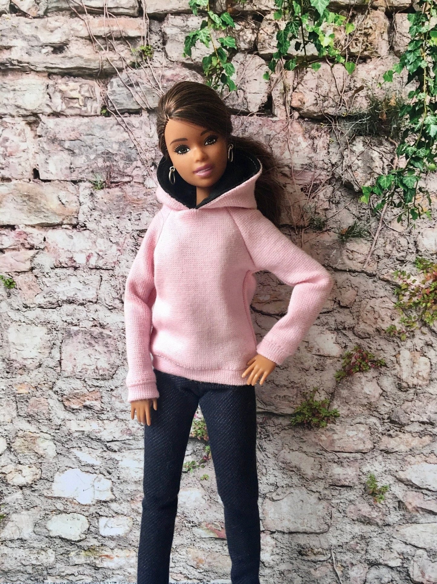 Solid Hoodie for Doll 1/6-scale, 11.5 Inch, many colors - Bouutique.com