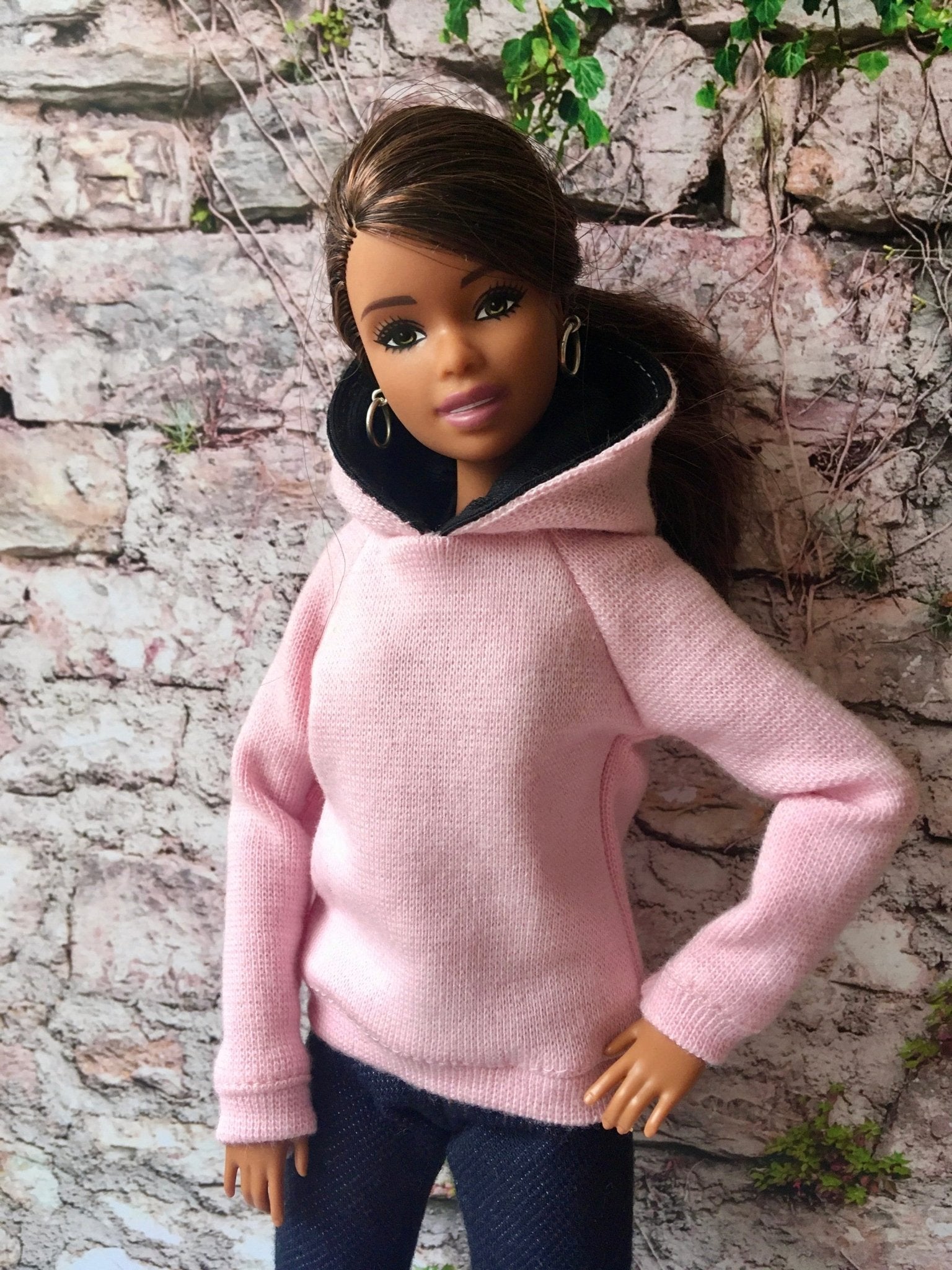 Solid Hoodie for Doll 1/6-scale, 11.5 Inch, many colors - Bouutique.com