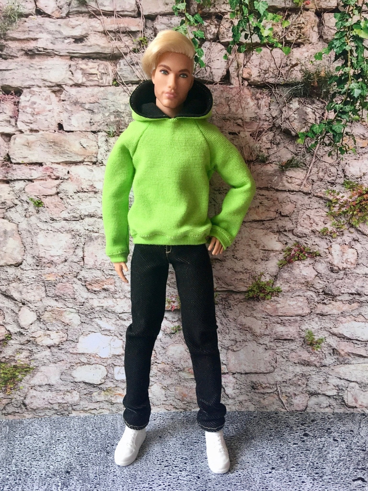 Solid Hoodie for Ken Doll, many colors - Bouutique.com