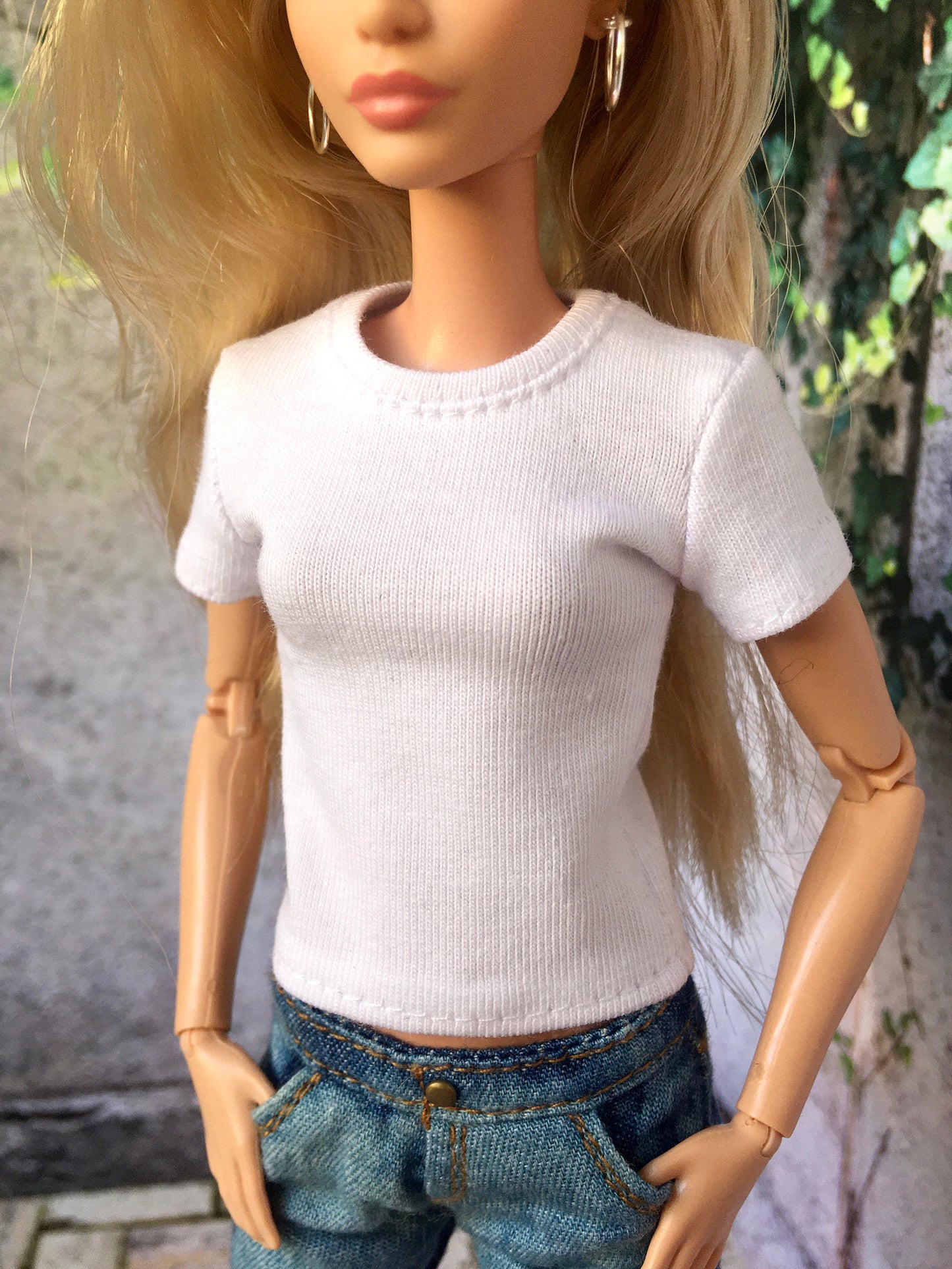 BQ-VITAL – Basic Short Sleeve T-shirt for 11.5" 1/6 Scale Fashion Dolls