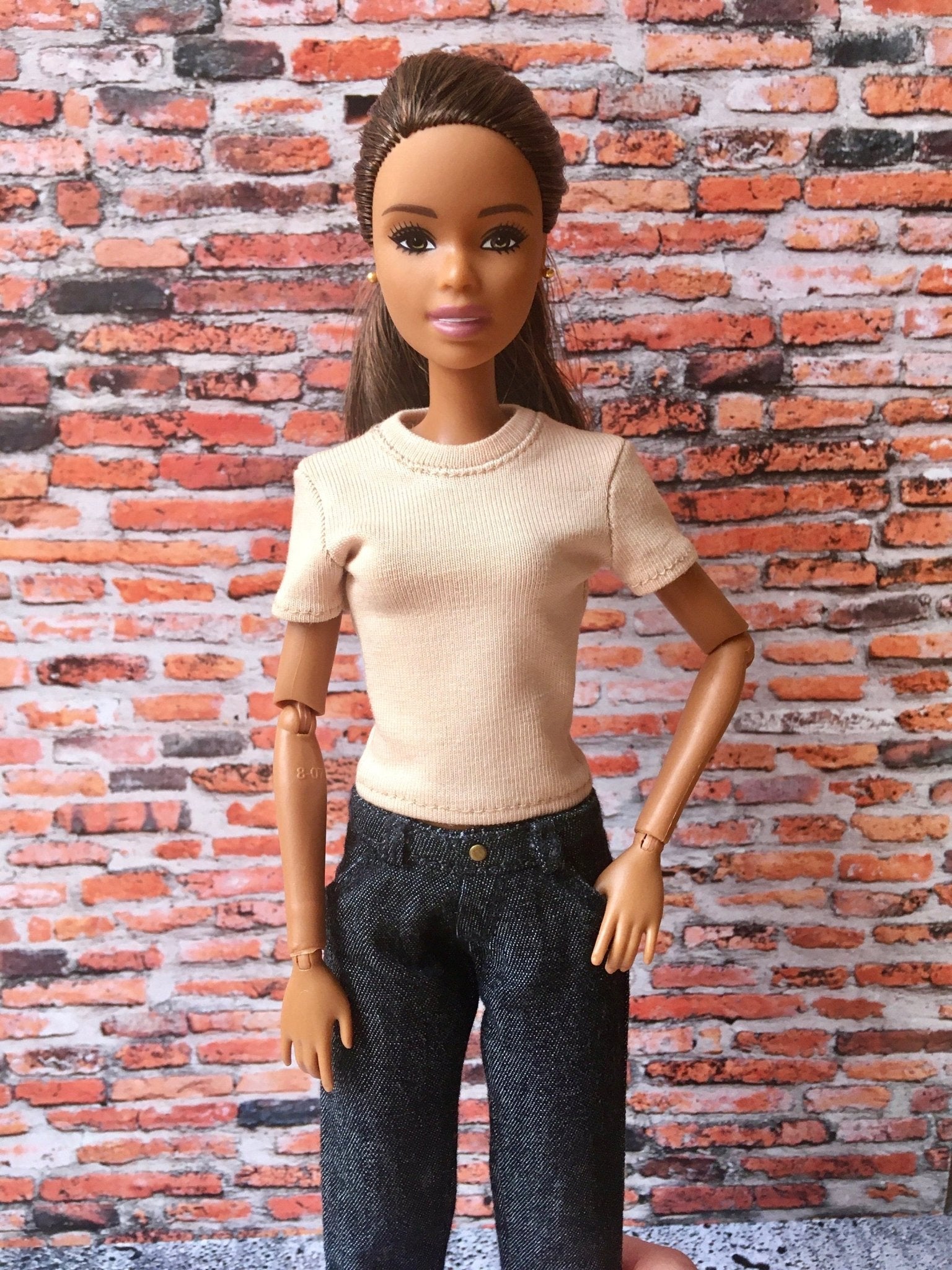 Vital Short Sleeve T-shirt for Dolls 1/6-scale, 11.5 Inch, many colors - Bouutique.com