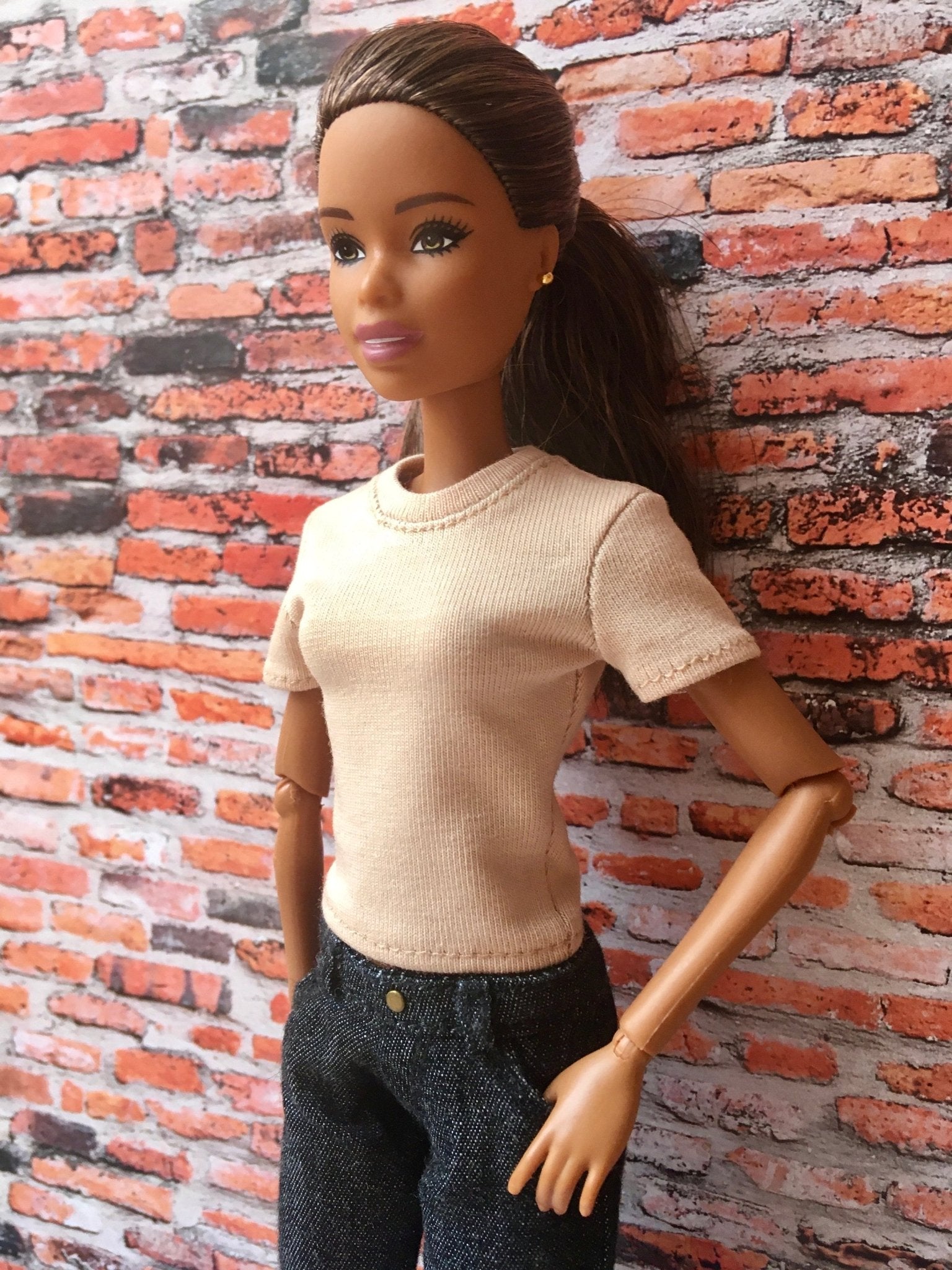 Vital Short Sleeve T-shirt for Dolls 1/6-scale, 11.5 Inch, many colors - Bouutique.com