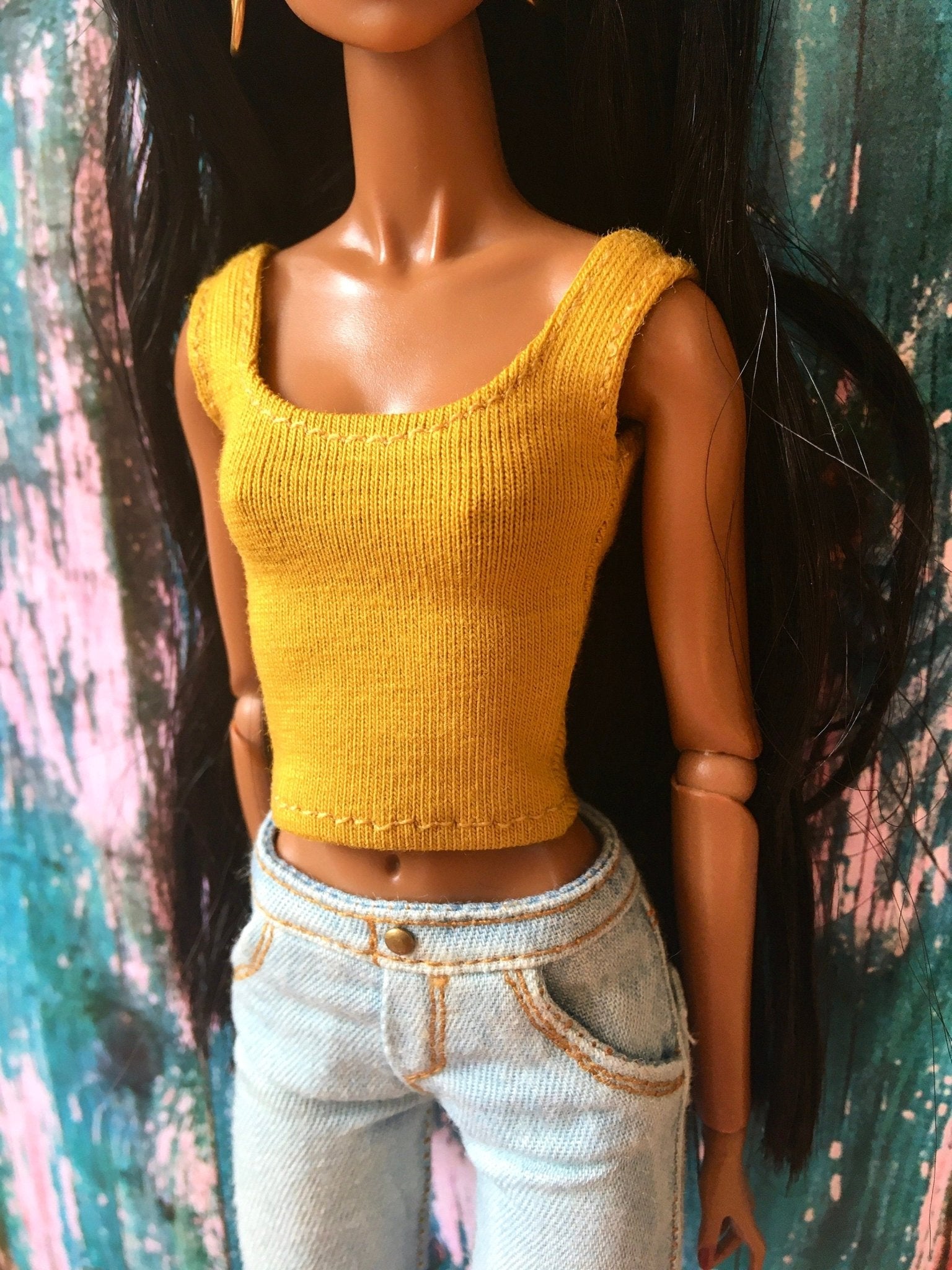 Basic Tank Top for Integrity Toys Nuface Dolls | Fashion Royalty 12 inch Doll Clothes - Bouutique.com