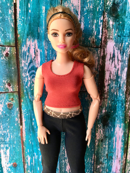 BQ-EDGE – Safari Waistband Leggings for 11" 1/6 Scale Curvy Fashion Dolls