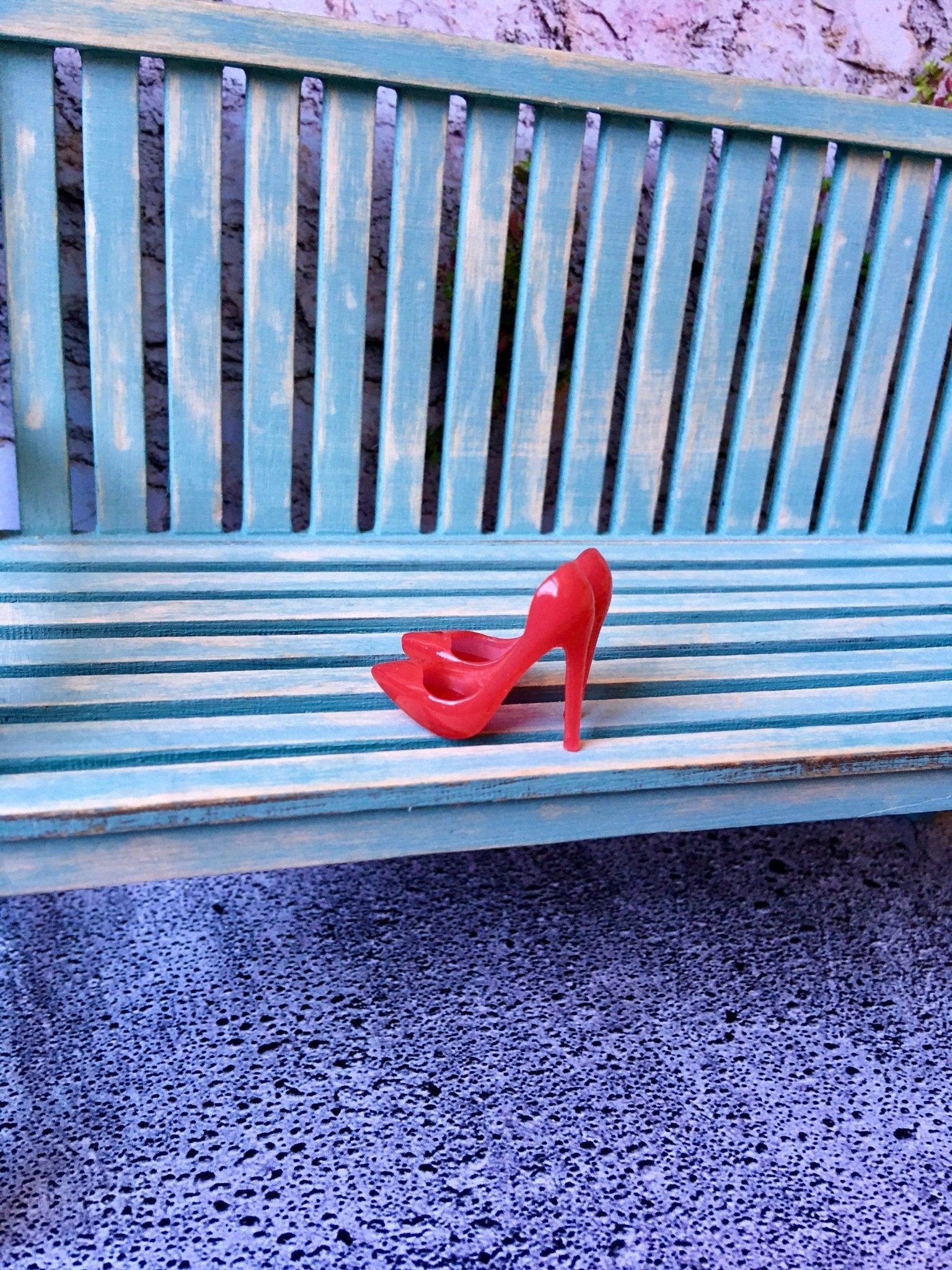 Classic Toe Pumps High Heels in red color for Integrity Toys Doll - Bouutique.com