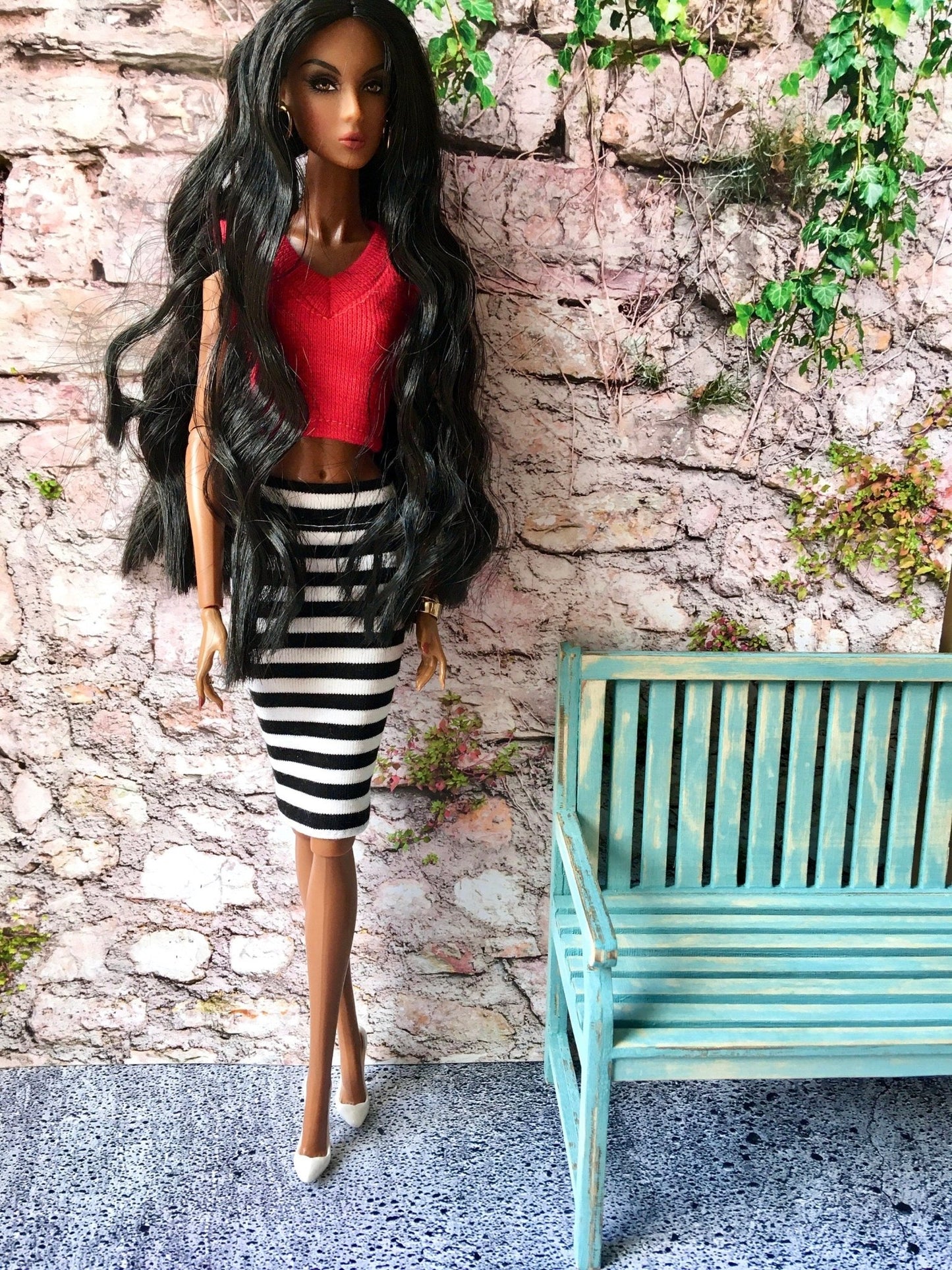 Classic Toe Pumps High Heels in white color for Integrity Toys Doll - Bouutique.com