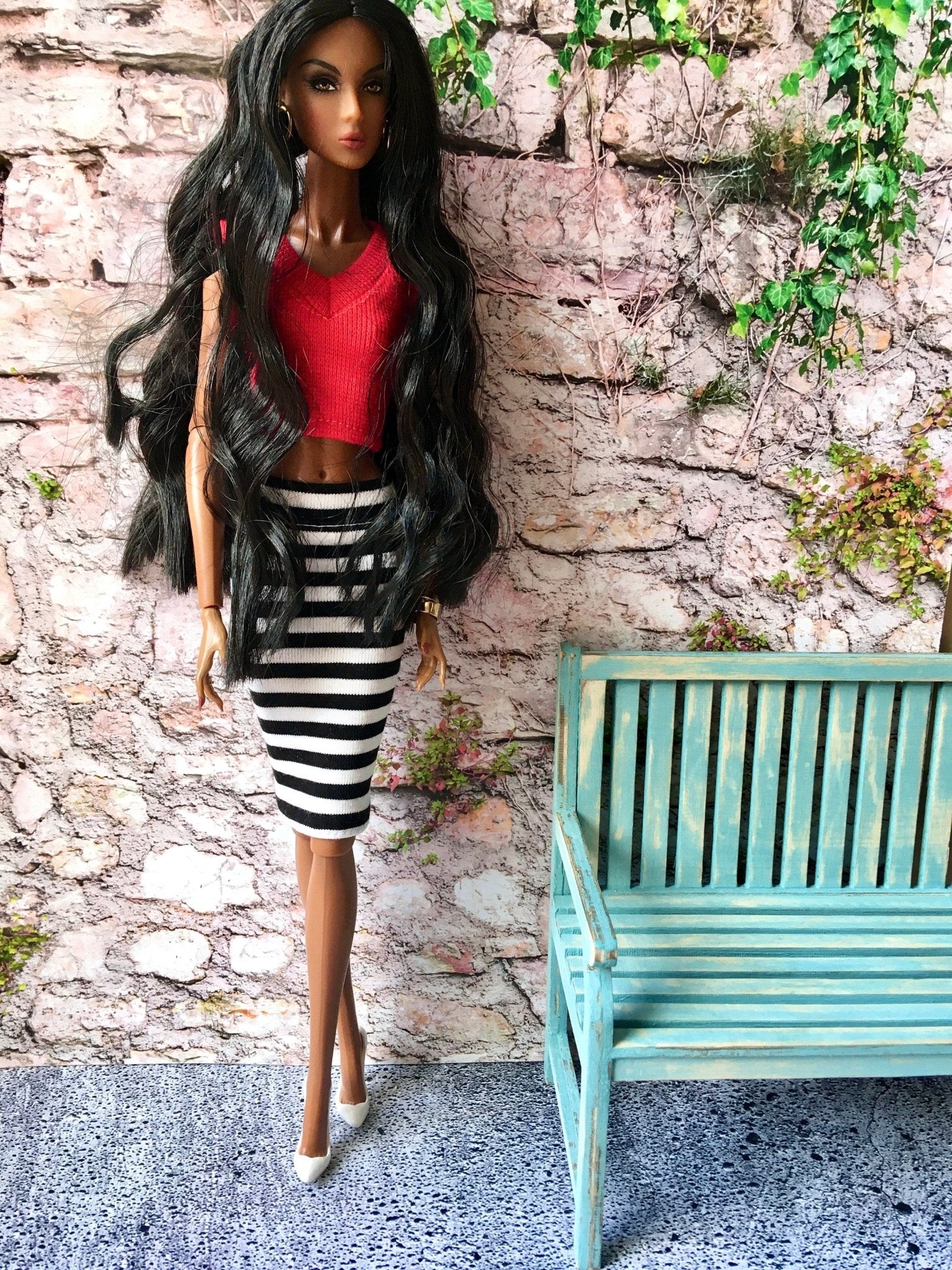 Classic Toe Pumps High Heels in white color for Integrity Toys Doll - Bouutique.com