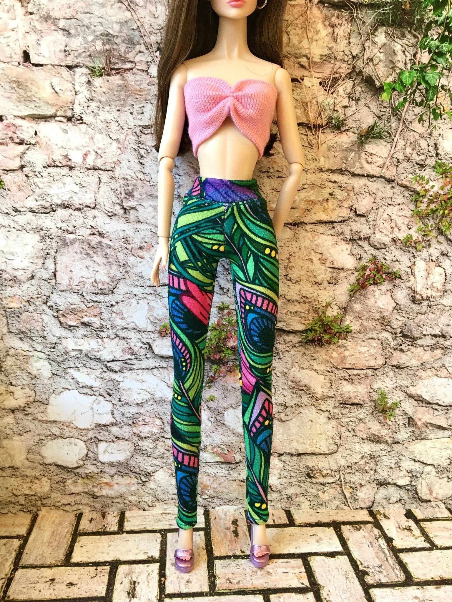 Chroma Colorful Long Leggings for Poppy Parker Doll - Bouutique.com