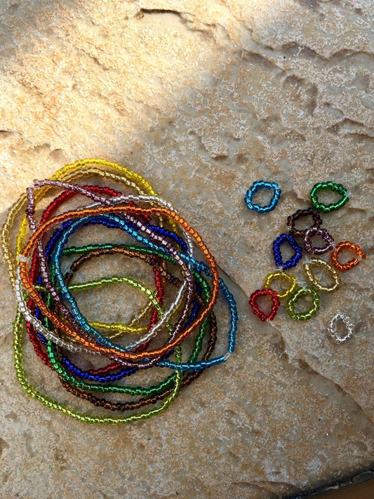 Seed Unicolor Beads Set (necklace + bracelet) for Dolls 1/6-scale, 12" - Bouutique.com