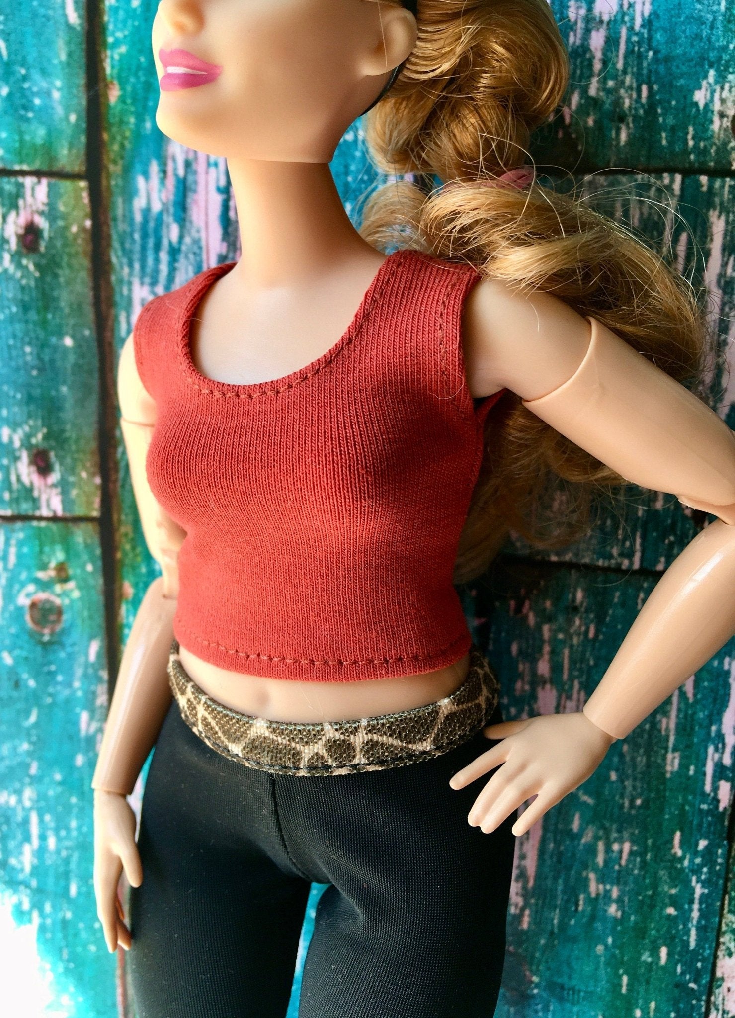 Edge Safari Waistband Leggings for Curvy Doll 1/6-scale - Bouutique.com