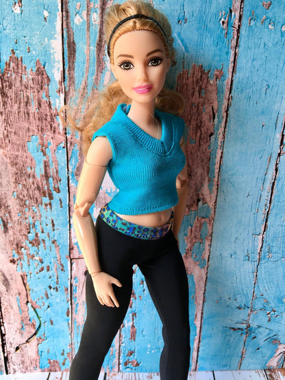 Edge Spectrum Waistband Leggings for Curvy Doll 1/6-scale - Bouutique.com