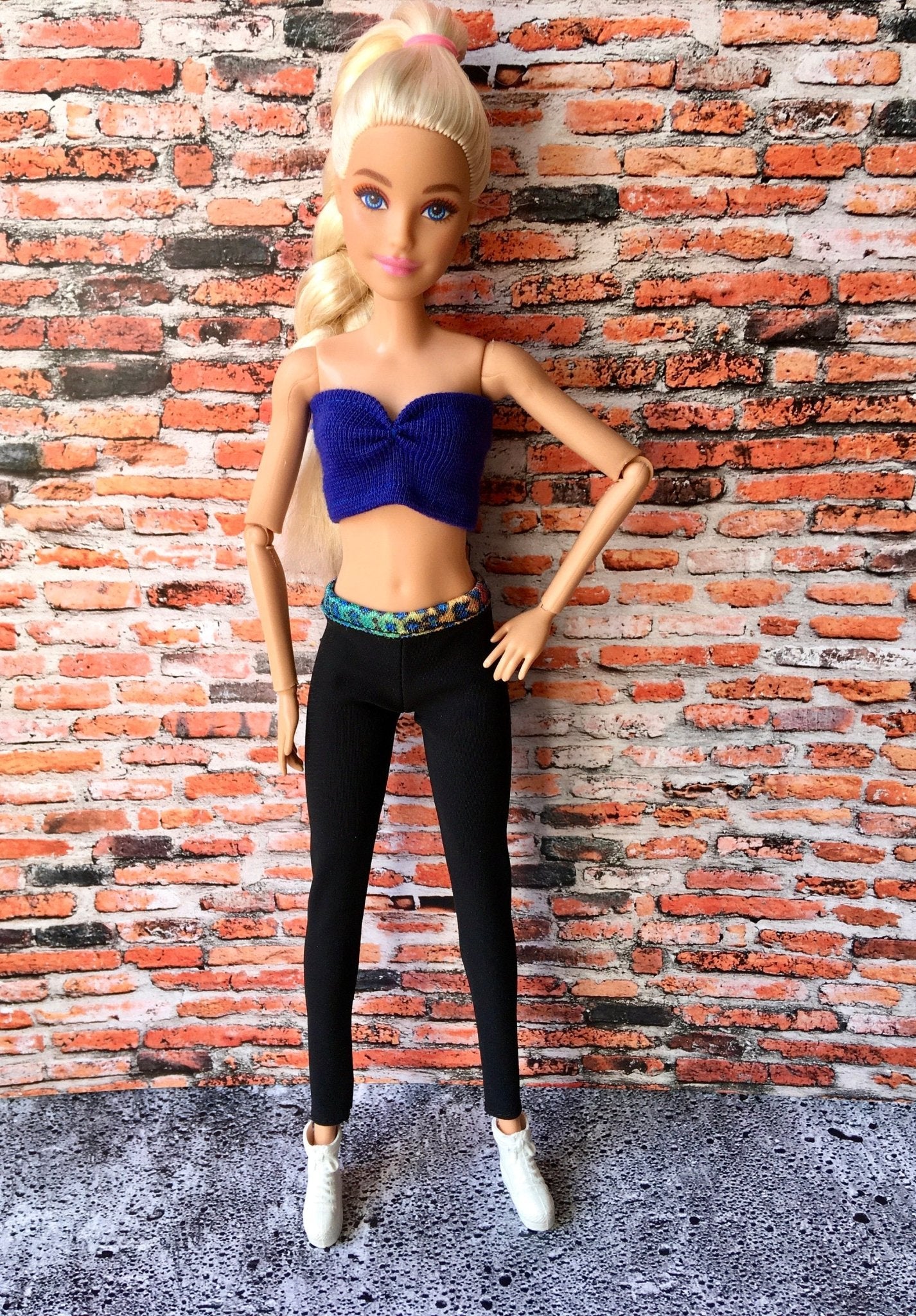 Edge Decorative Waistband Leggings for Doll 1/6-scale, 11.5 Inch - Bouutique.com