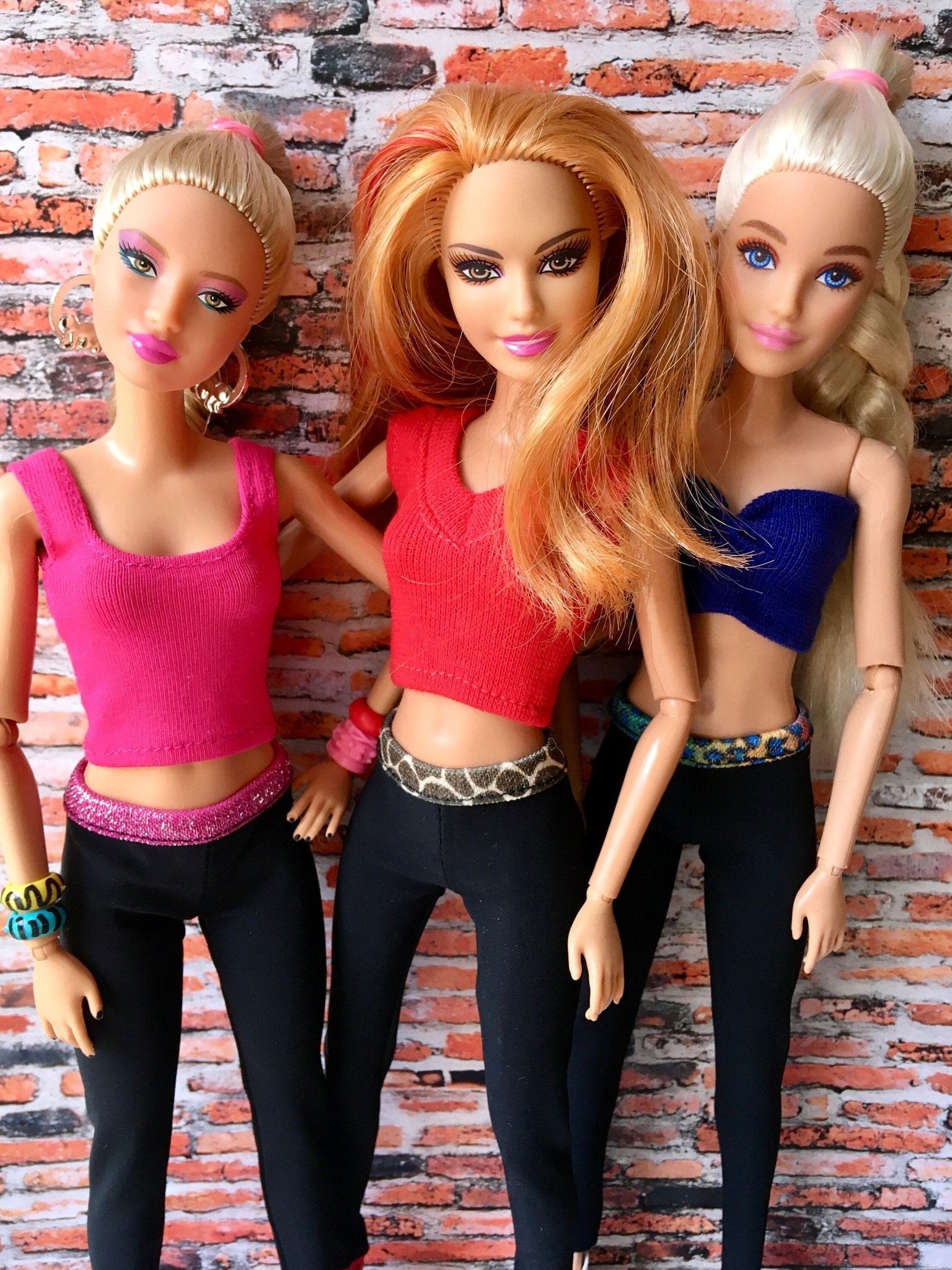 Edge Decorative Waistband Leggings for Doll 1/6-scale, 11.5 Inch - Bouutique.com