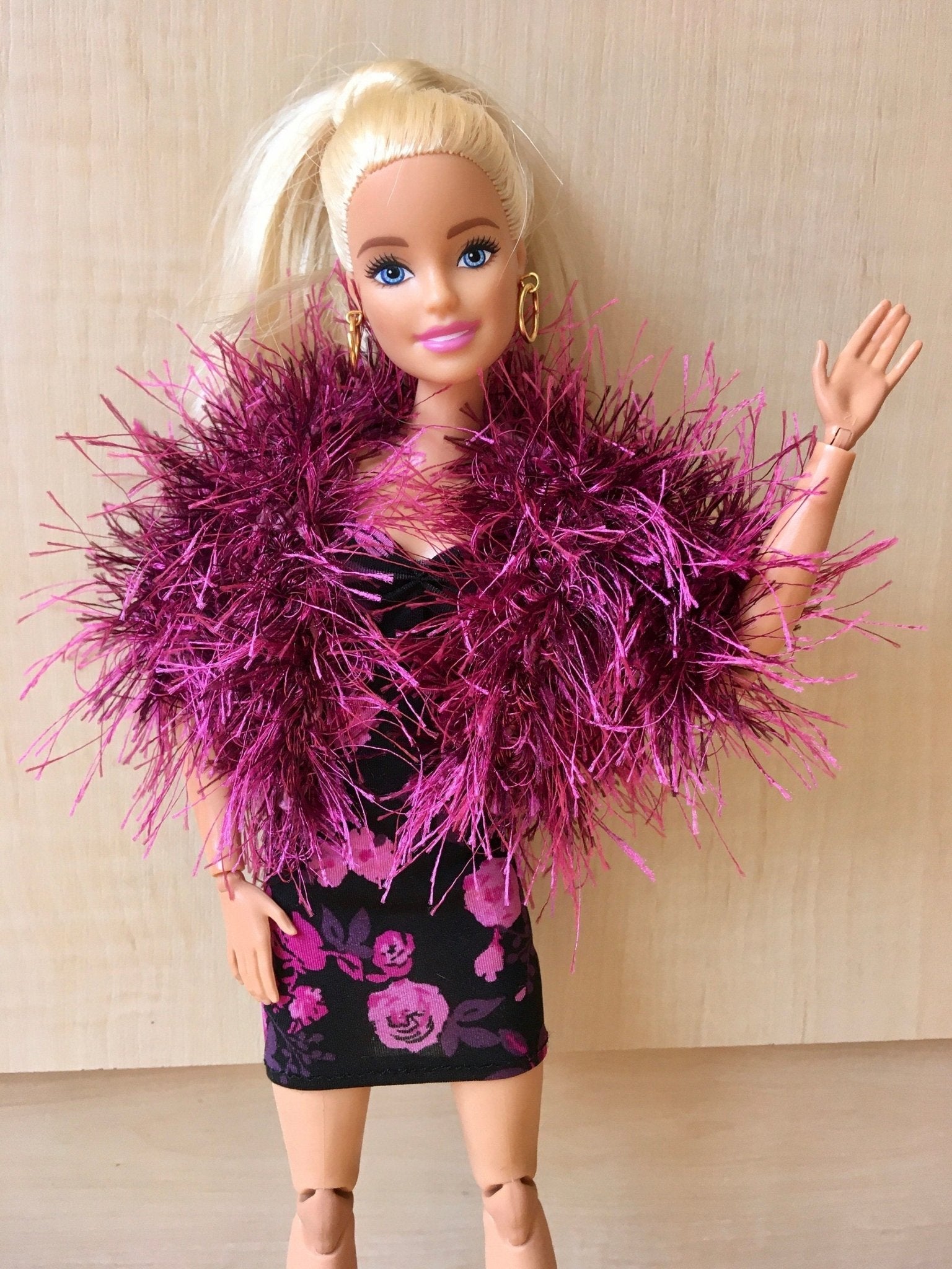 Plume Faux Fur Jacket for Doll 1/6-scale, 11.5 Inch, 2 colors - Bouutique.com