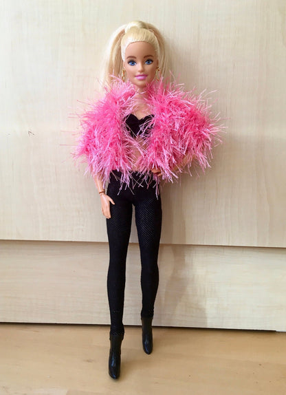 Plume Faux Fur Jacket for Doll 1/6-scale, 11.5 Inch, 2 colors - Bouutique.com