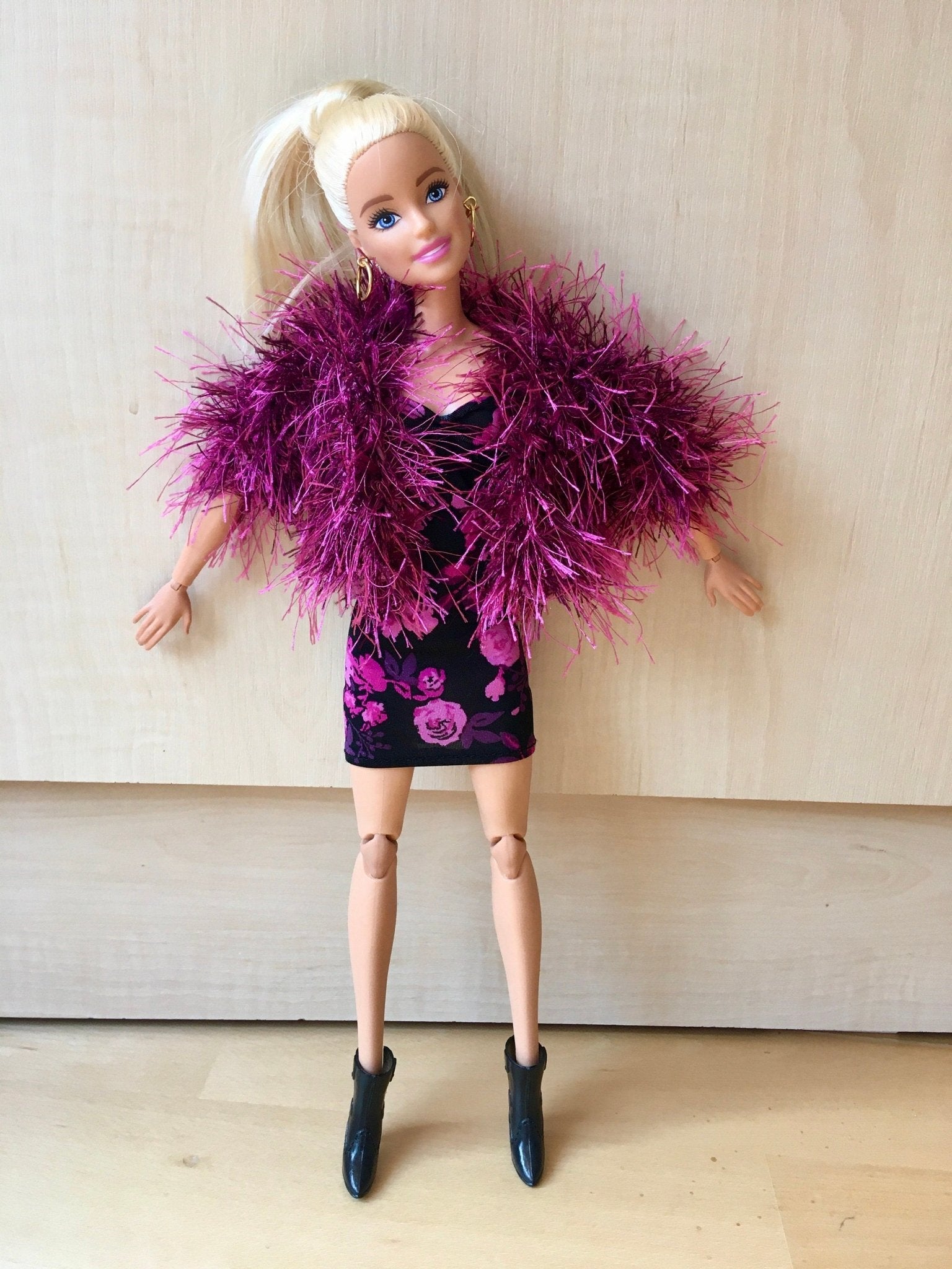 Plume Faux Fur Jacket for Doll 1/6-scale, 11.5 Inch, 2 colors - Bouutique.com