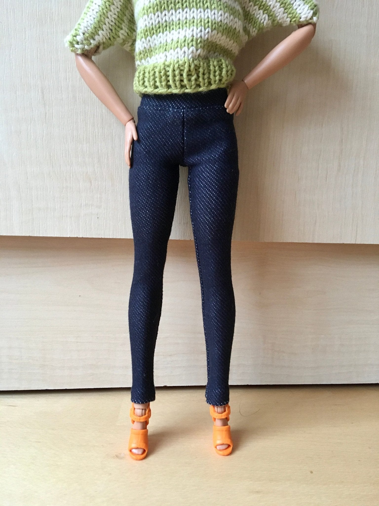 Tinge Jeggings for Doll 1/6-scale, 11.5 Inch, 3 colors - Bouutique.com