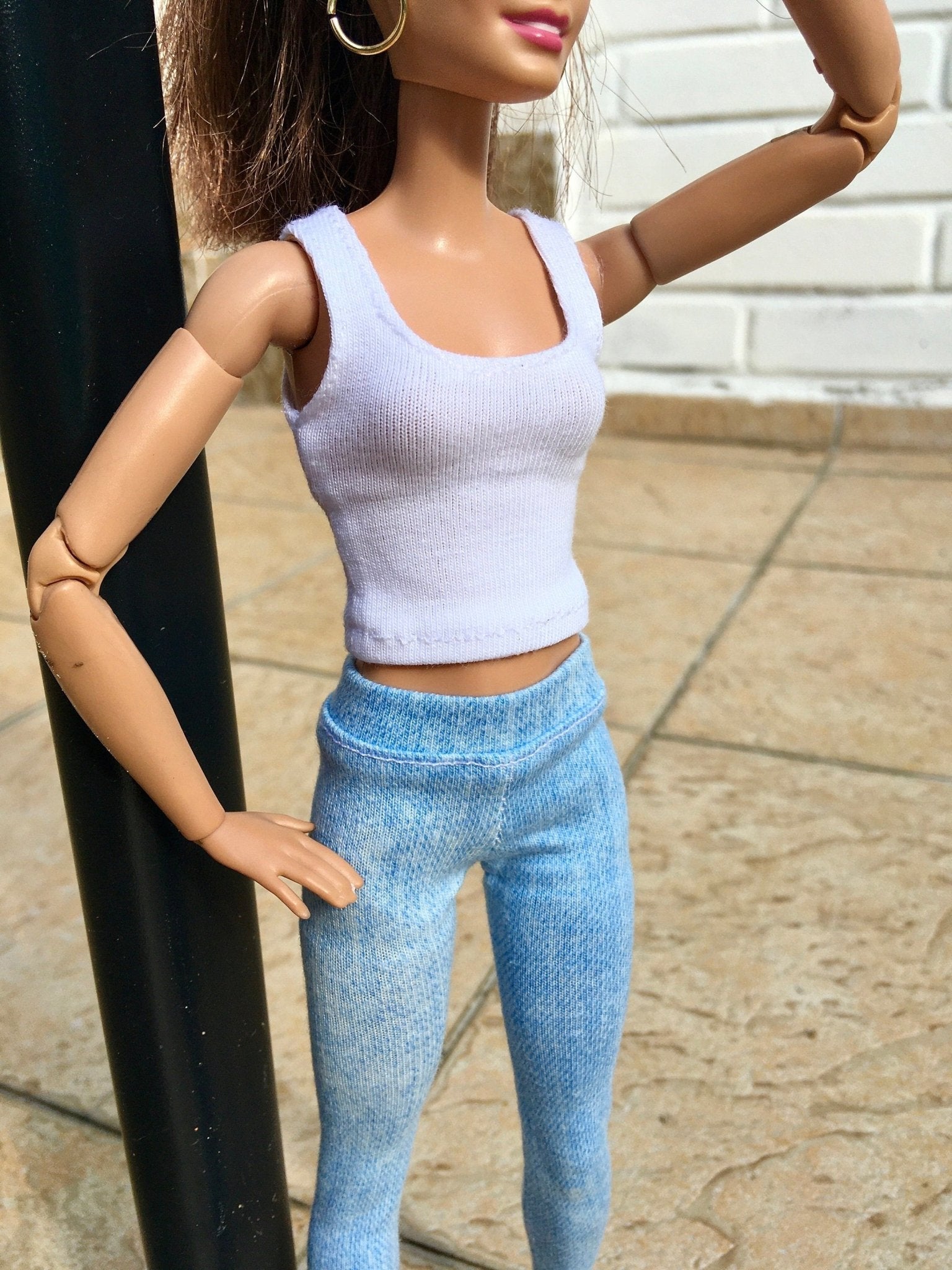 Tinge Jeggings for Doll 1/6-scale, 11.5 Inch, 3 colors - Bouutique.com
