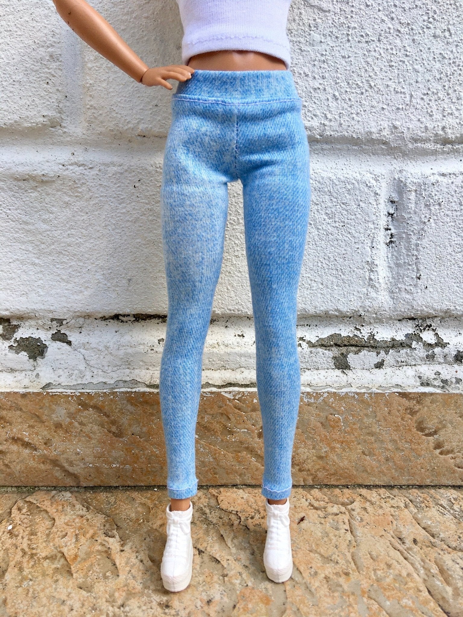 Tinge Jeggings for Doll 1/6-scale, 11.5 Inch, 3 colors - Bouutique.com