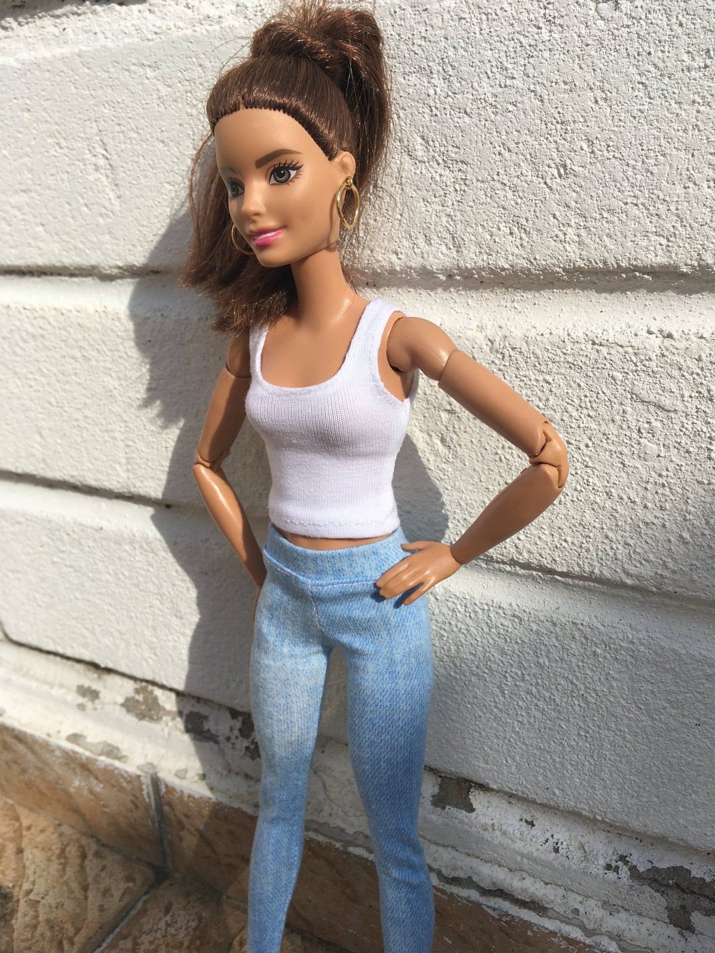 Tinge Jeggings for Doll 1/6-scale, 11.5 Inch, 3 colors - Bouutique.com