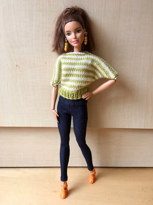 Tinge Jeggings for Doll 1/6-scale, 11.5 Inch, 3 colors - Bouutique.com
