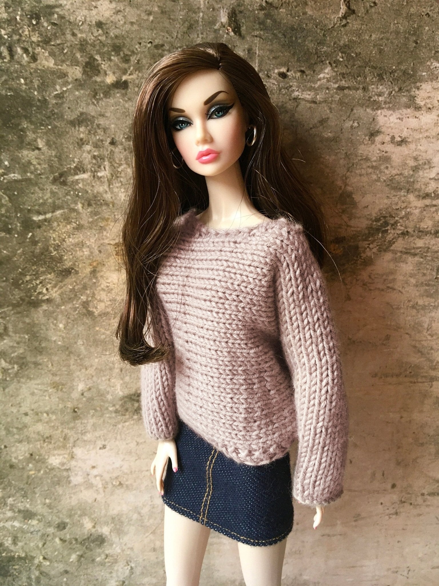 Breeze Knit Bat Sleeve Sweater for Poppy Parker Doll, 3 colors - Bouutique.com