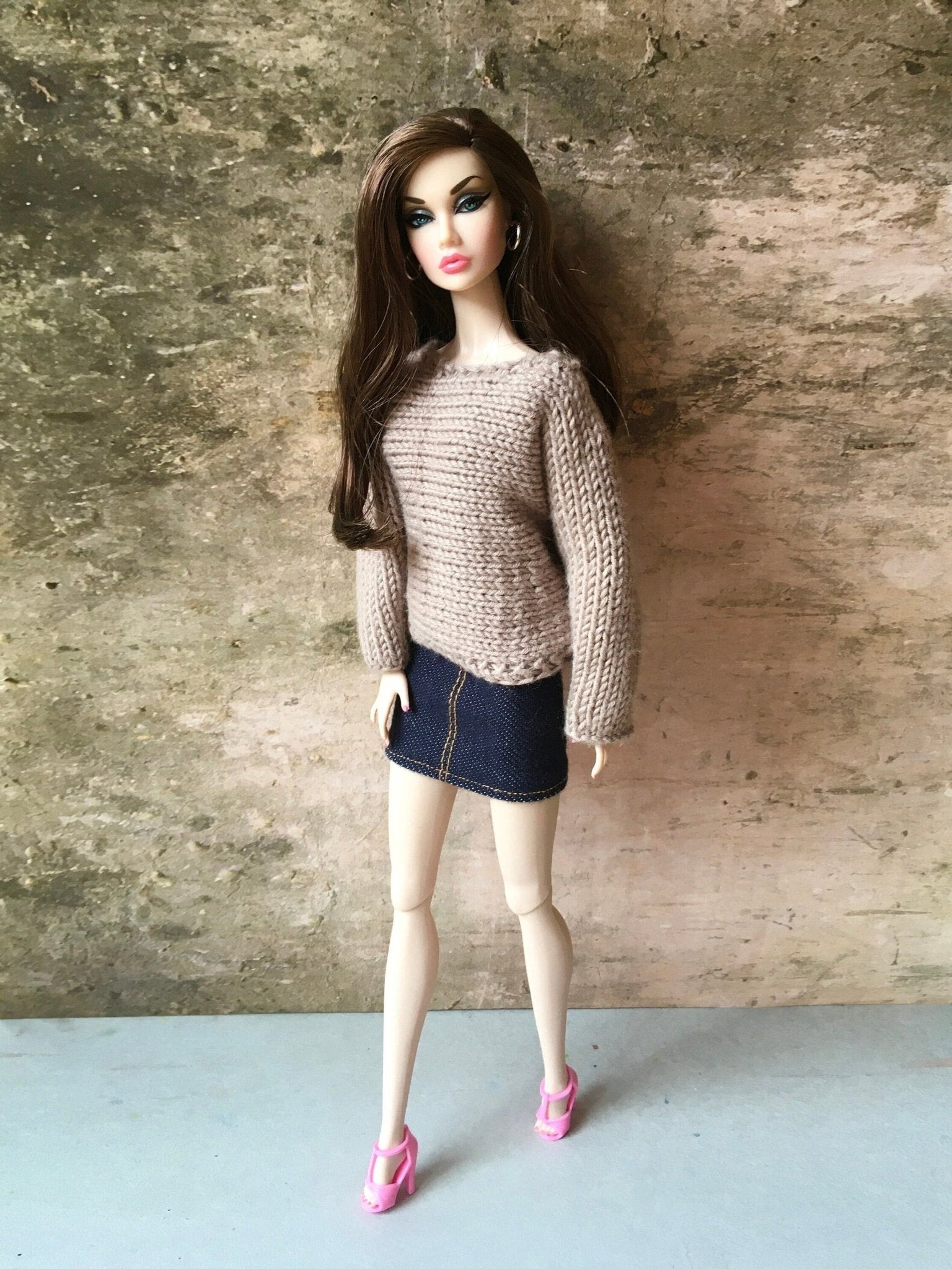 Breeze Knit Bat Sleeve Sweater for Poppy Parker Doll, 3 colors - Bouutique.com