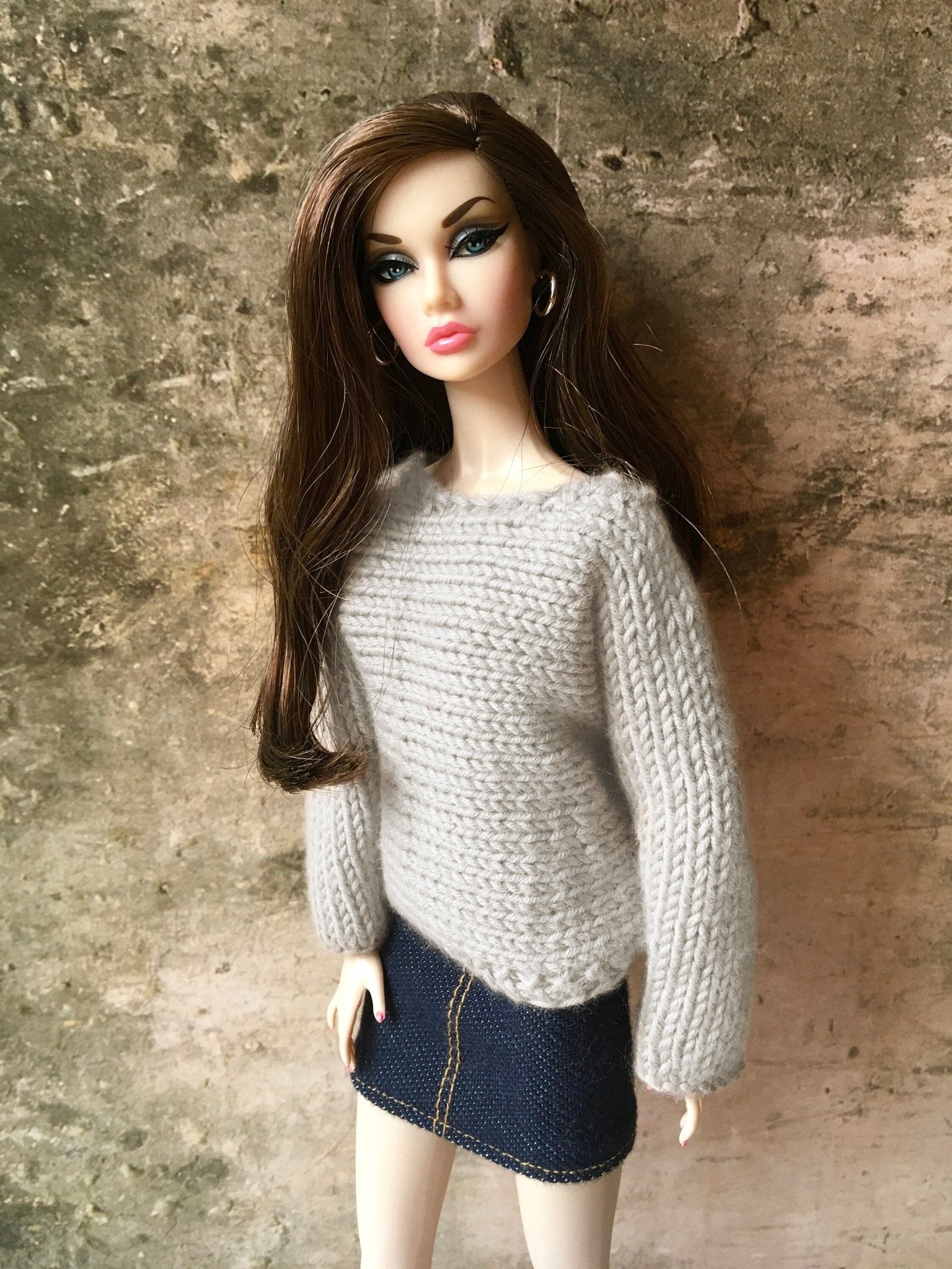 Breeze Knit Bat Sleeve Sweater for Poppy Parker Doll, 3 colors - Bouutique.com