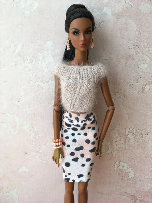 Knit Mohair Top for Nuface Integrity Toys Doll - Bouutique.com