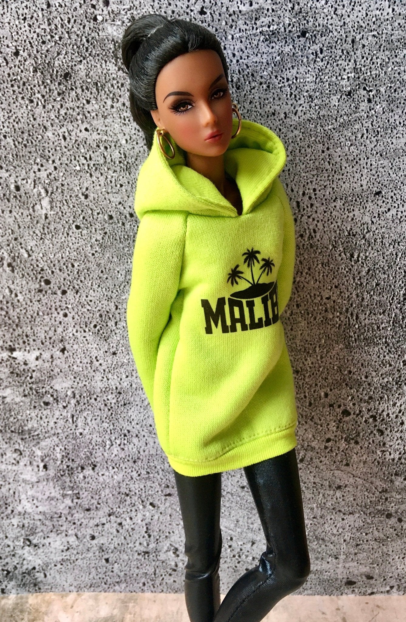 Covah Malibu-Print Hoodie Dress for NuFace Integrity Toys Doll 12.5" - Bouutique.com