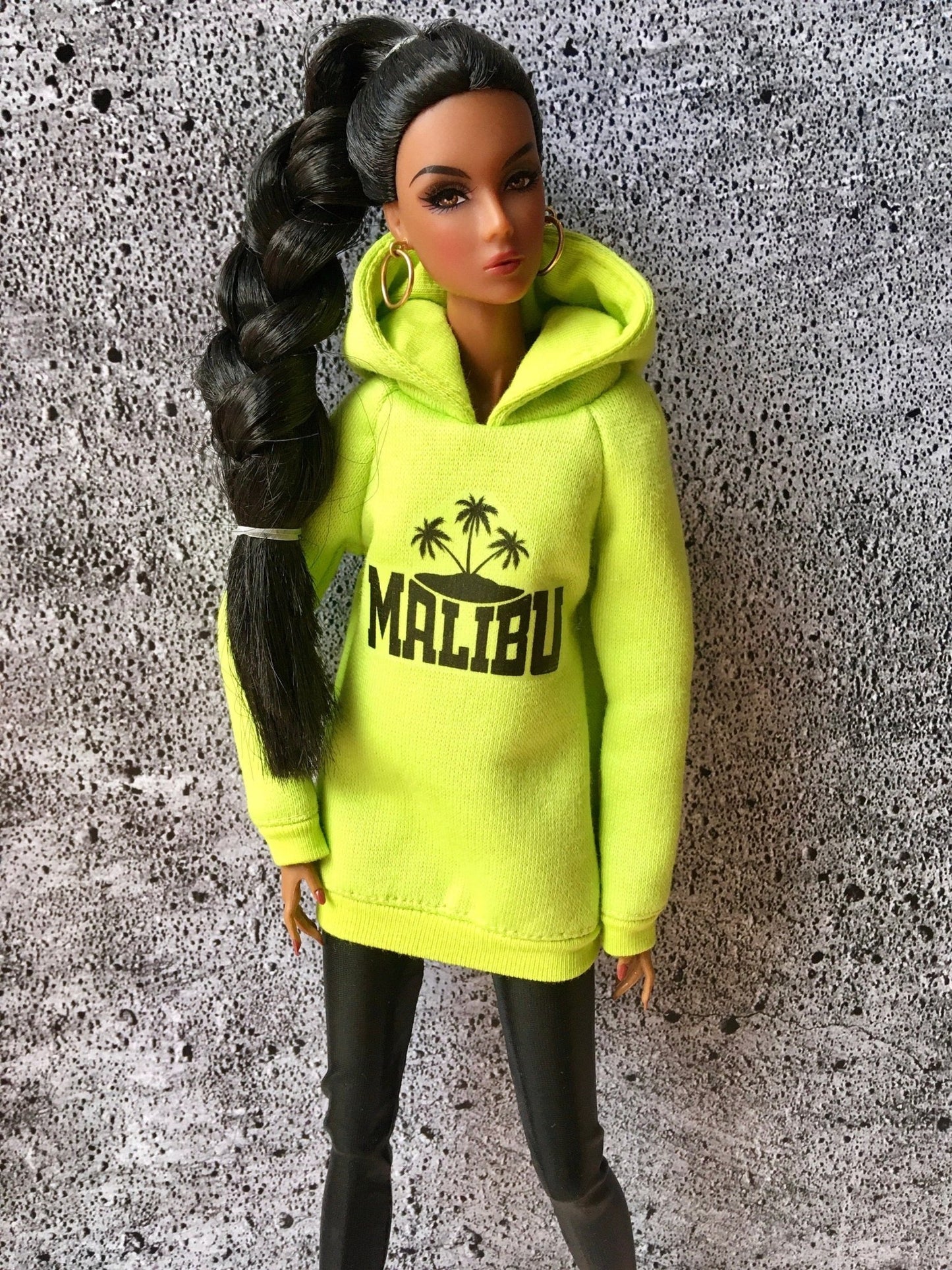 Covah Malibu-Print Hoodie Dress for NuFace Integrity Toys Doll 12.5" - Bouutique.com