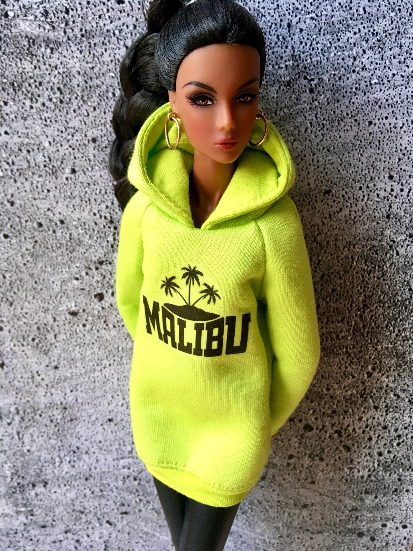 Covah Malibu-Print Hoodie Dress for NuFace Integrity Toys Doll 12.5" - Bouutique.com