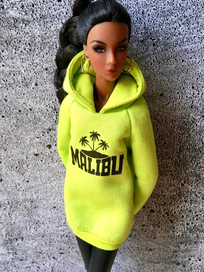 Covah Malibu-Print Hoodie Dress for NuFace Integrity Toys Doll 12.5" - Bouutique.com